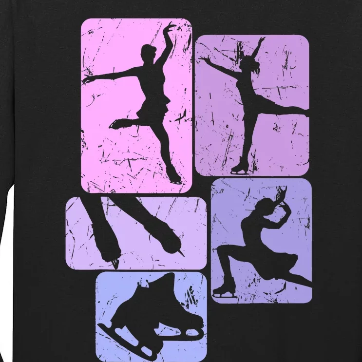 Ice Skating Figure Skater Girl Wo Tall Long Sleeve T-Shirt