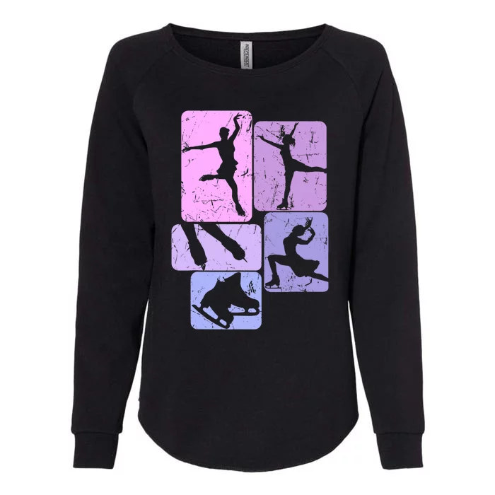 Ice Skating Figure Skater Girl Wo Womens California Wash Sweatshirt