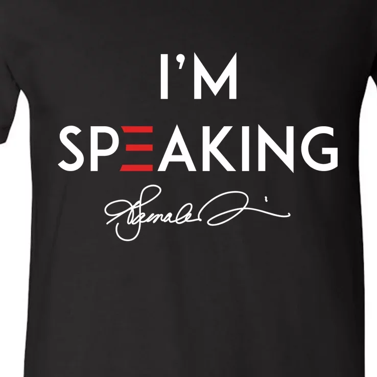 IM Speaking Feminist Statement V-Neck T-Shirt