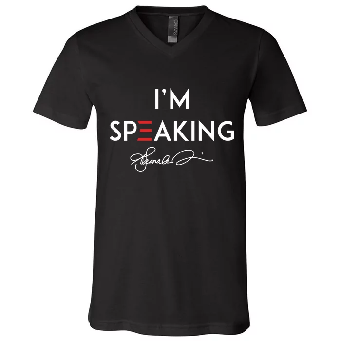 IM Speaking Feminist Statement V-Neck T-Shirt