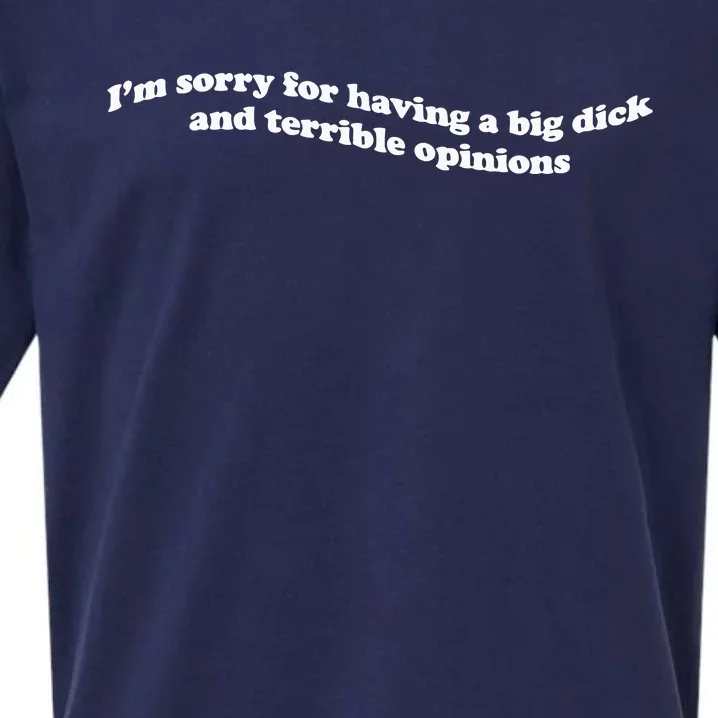 IM Sorry For Having A Big Dick And Terrible Opinions Sueded Cloud Jersey T-Shirt