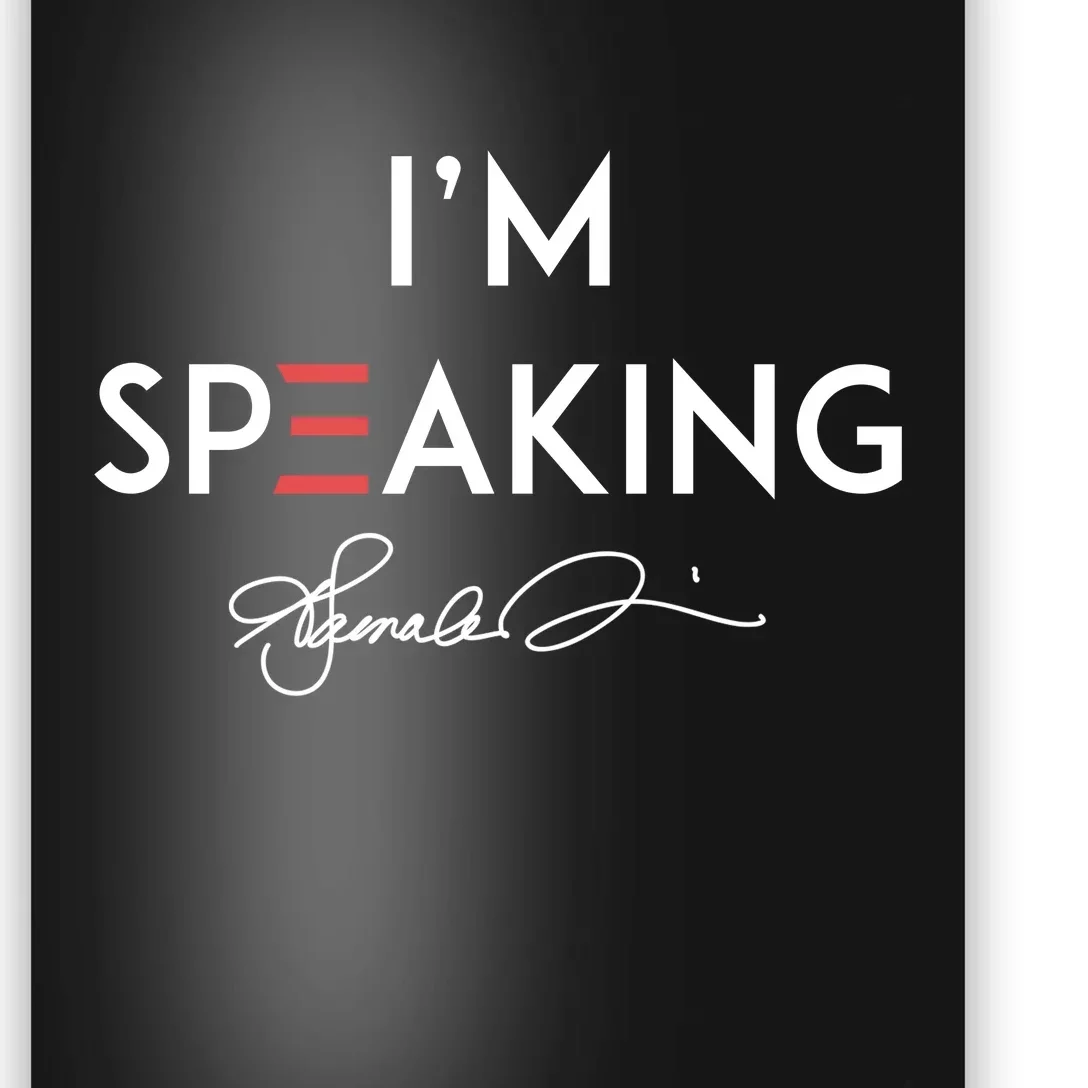 IM Speaking Female Empowerment Phrase Poster