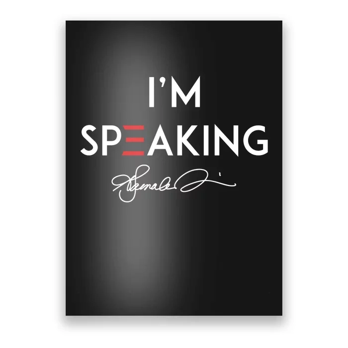 IM Speaking Female Empowerment Phrase Poster