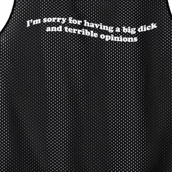 IM Sorry For Having A Big Dick And Terrible Opinions Mesh Reversible Basketball Jersey Tank