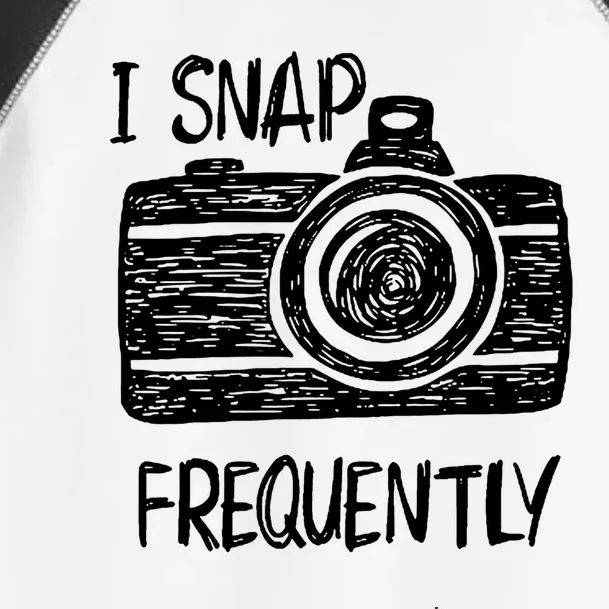 I Snap Frequently Camera Cool Gift Toddler Fine Jersey T-Shirt