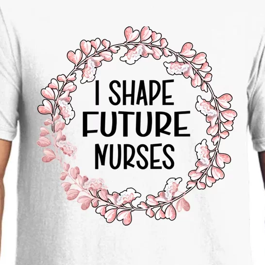 I Shape Future Nurses Clinical Instructor Gift Pajama Set