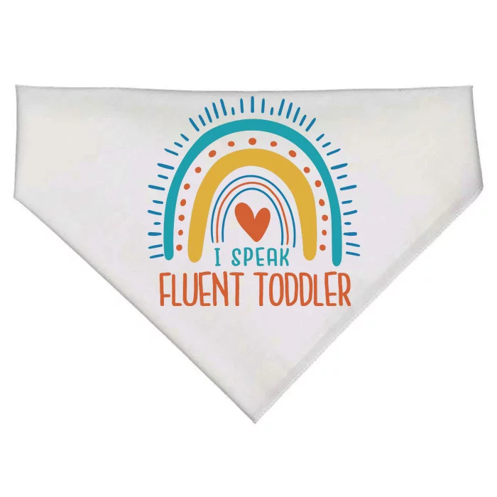 I Speak Fluent Toddler Funny USA-Made Doggie Bandana