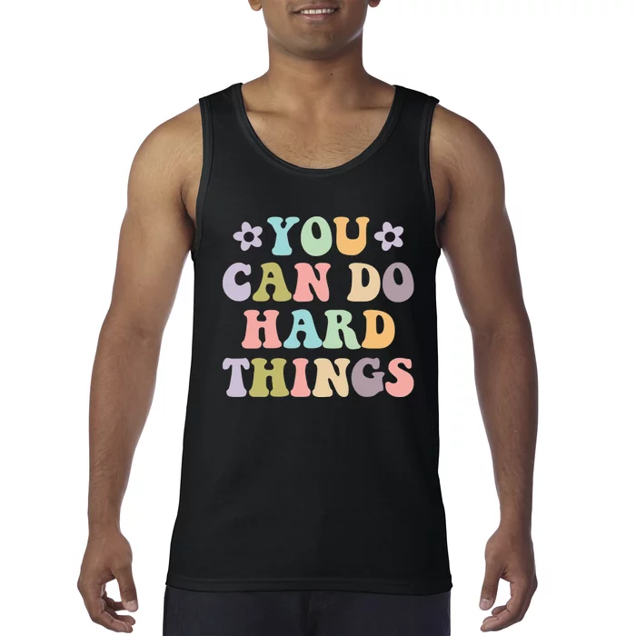 Inspirational 's Graphics You Can Do Hard Things Tank Top