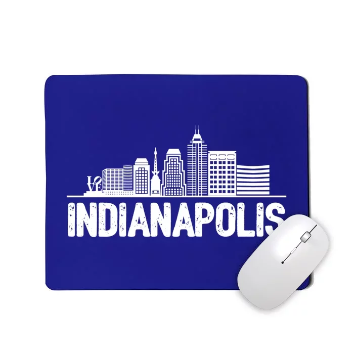 Indianapolis Skyline Gift Mousepad