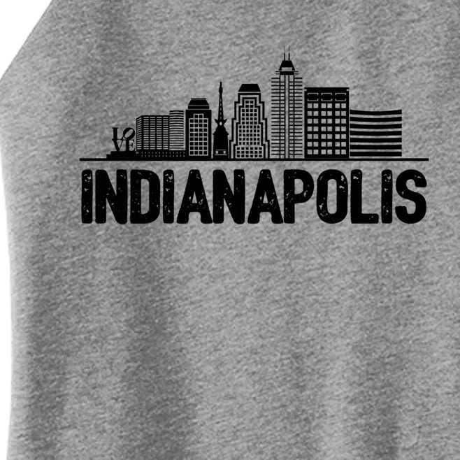 Indianapolis Skyline Gift Women’s Perfect Tri Rocker Tank