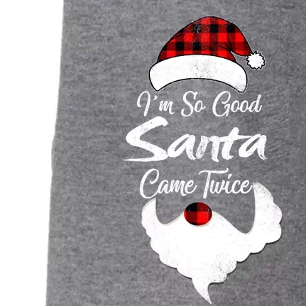 i'm so good santa came twice - christmas gift ideas 2022 Doggie 3-End Fleece Hoodie