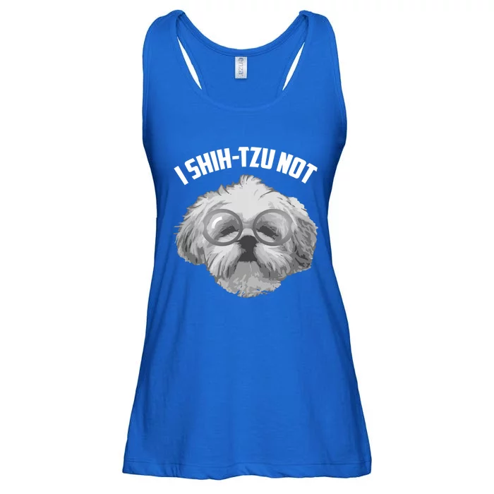 I Shihmeaningful Gifttzu Not Gift Cool Adorable I Heart Dogs Hood Gift Ladies Essential Flowy Tank