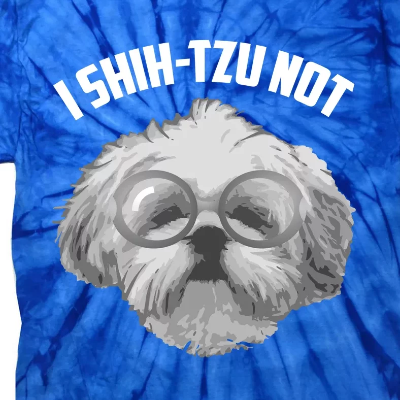 I Shihmeaningful Gifttzu Not Gift Cool Adorable I Heart Dogs Hood Gift Tie-Dye T-Shirt