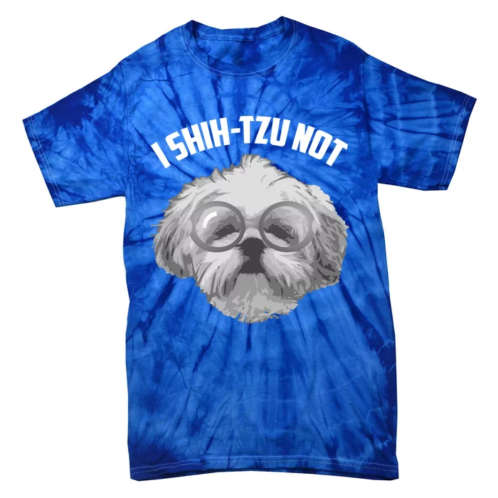 I Shihmeaningful Gifttzu Not Gift Cool Adorable I Heart Dogs Hood Gift Tie-Dye T-Shirt