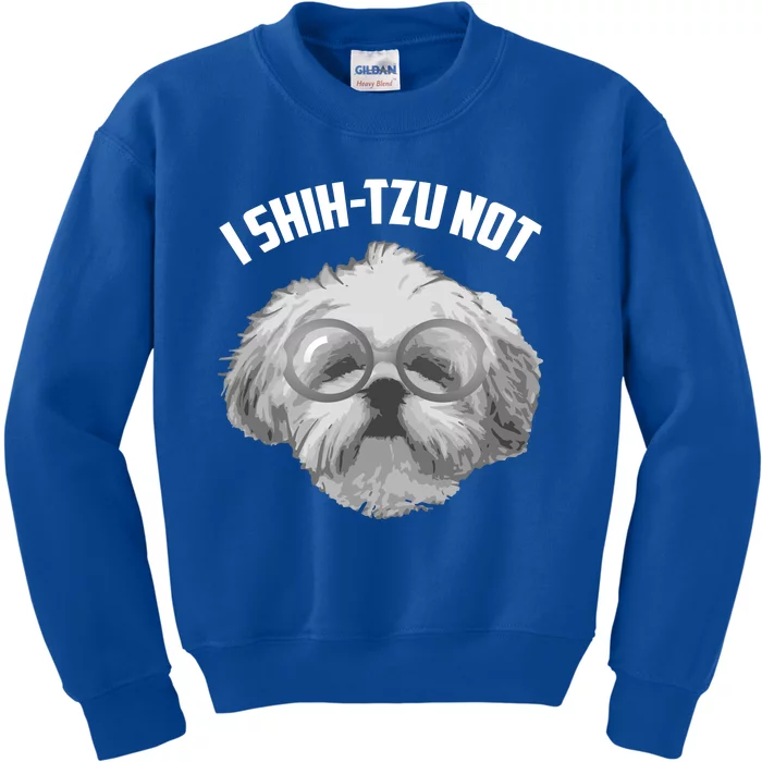 I Shihmeaningful Gifttzu Not Gift Cool Adorable I Heart Dogs Hood Gift Kids Sweatshirt