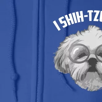 I Shihmeaningful Gifttzu Not Gift Cool Adorable I Heart Dogs Hood Gift Full Zip Hoodie