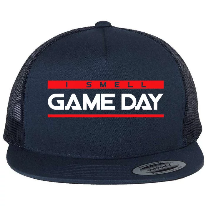 I Smell Game Day Sports Flat Bill Trucker Hat