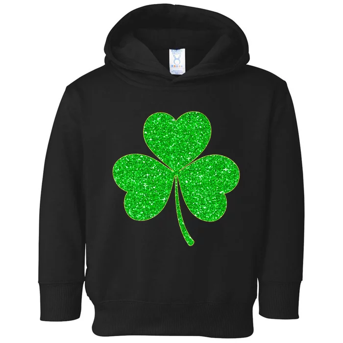 Irish Shamrock Green Clover St Patricks Day Toddler Hoodie