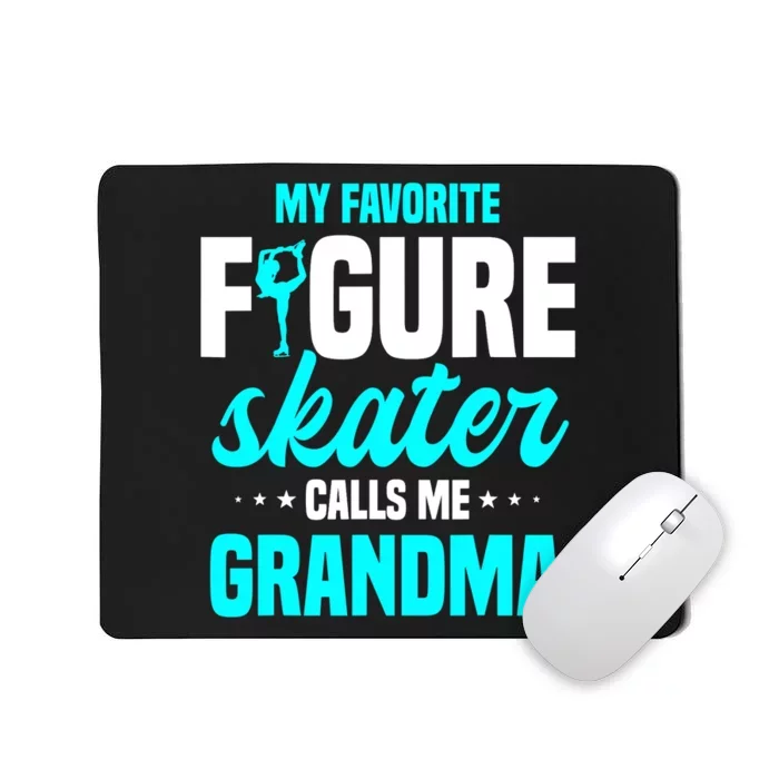 Ice Skating Grandma Skater Ice Skates Sport Mousepad