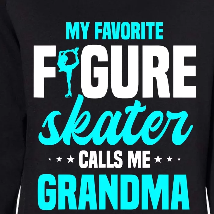 Ice Skating Grandma Skater Ice Skates Sport Womens California Wash Sweatshirt