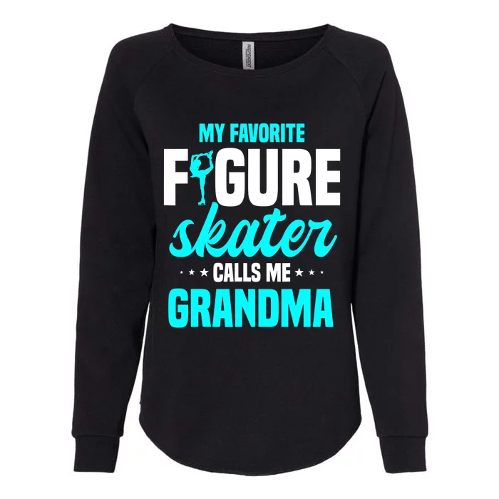 Ice Skating Grandma Skater Ice Skates Sport Womens California Wash Sweatshirt