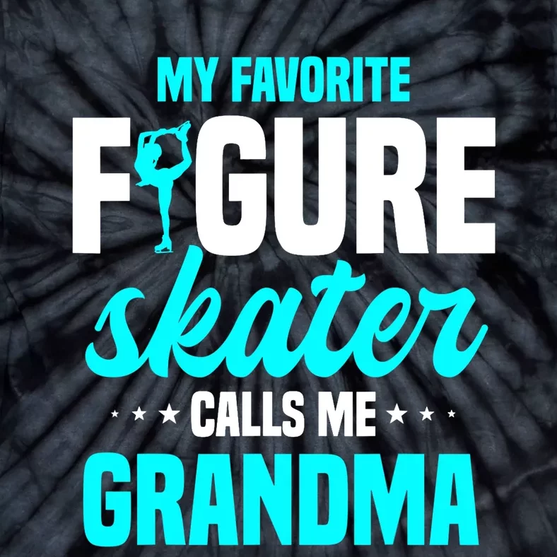 Ice Skating Grandma Skater Ice Skates Sport Tie-Dye T-Shirt