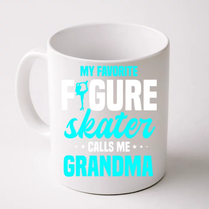 Ice Skating Grandma Skater Ice Skates Sport Front & Back Coffee Mug