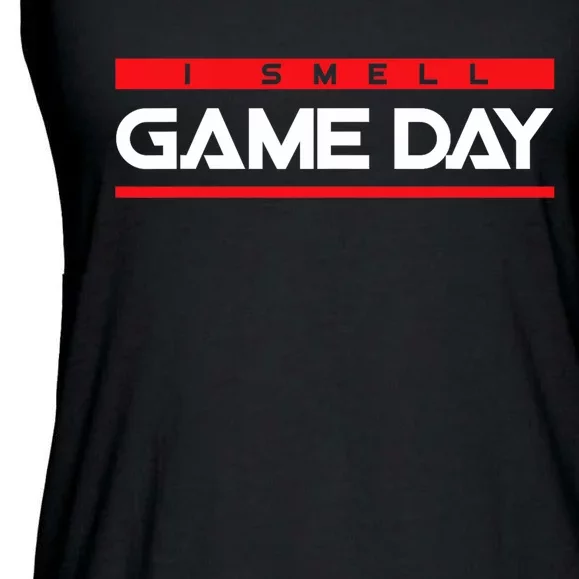 I Smell Game Day Sports Lover Athlete Ladies Essential Flowy Tank