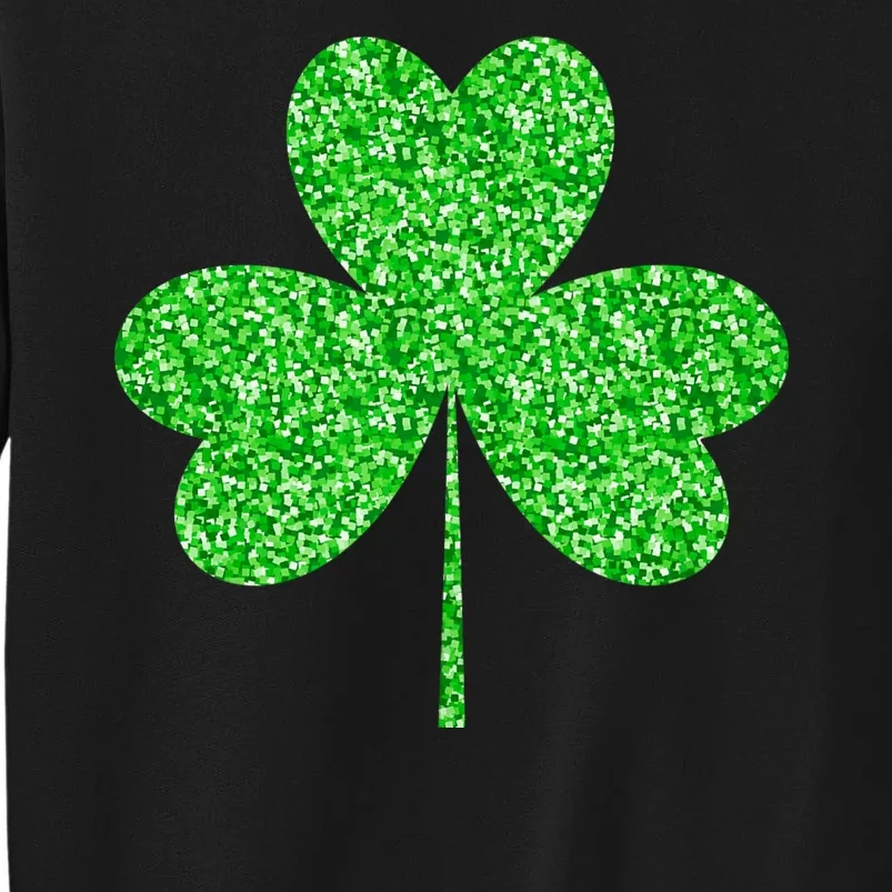 Irish Shamrock Green Clover St Patricks Day Tall Sweatshirt