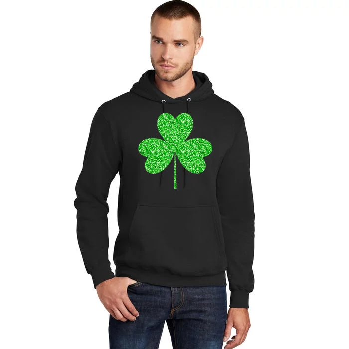 Irish Shamrock Green Clover St Patricks Day Tall Hoodie