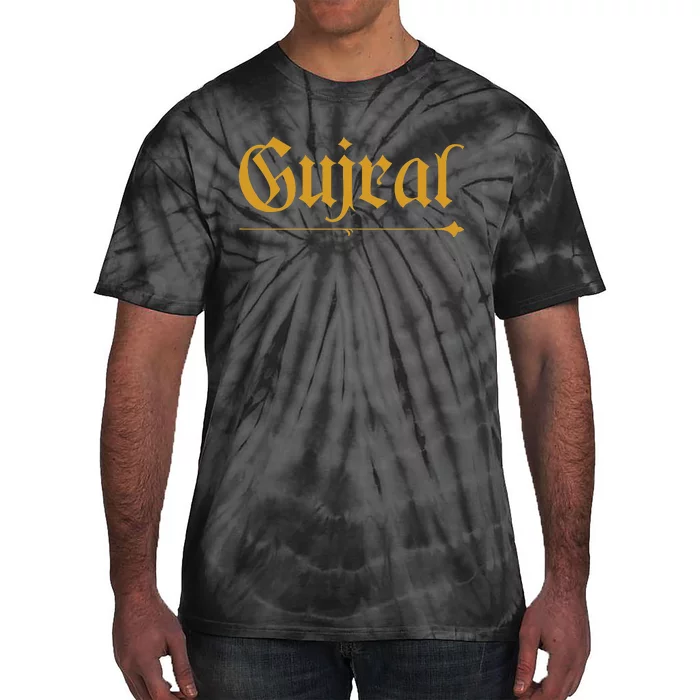 India Surname Gujral Family Hindi Indian Last Name Tie-Dye T-Shirt