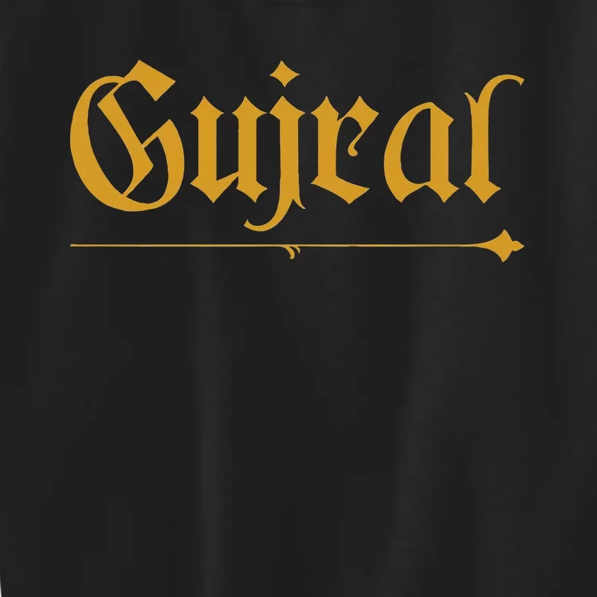 India Surname Gujral Family Hindi Indian Last Name Kids Sweatshirt