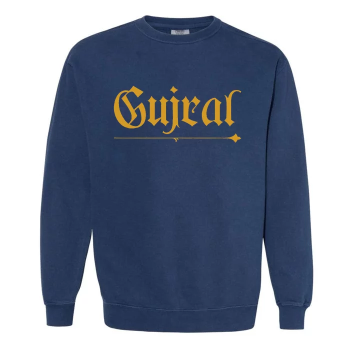 India Surname Gujral Family Hindi Indian Last Name Garment-Dyed Sweatshirt