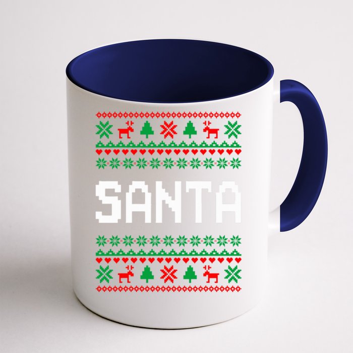 Im So Good Santa Came Twice Xmas Couples Matching Christmas Front & Back Coffee Mug