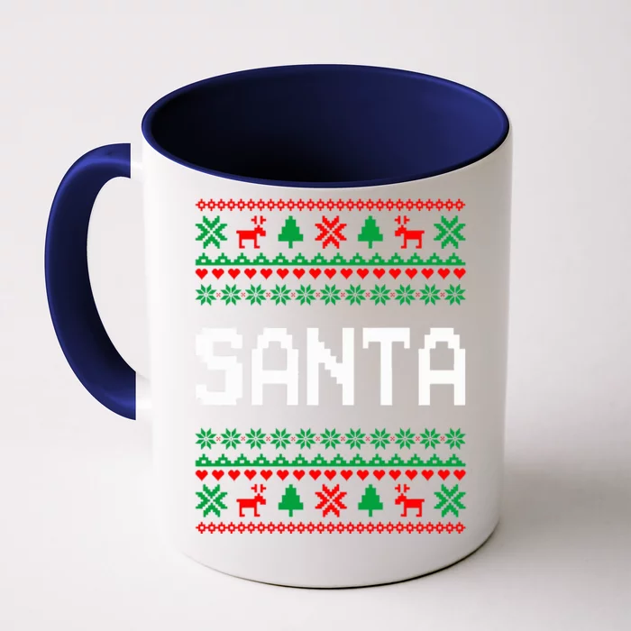 Im So Good Santa Came Twice Xmas Couples Matching Christmas Front & Back Coffee Mug