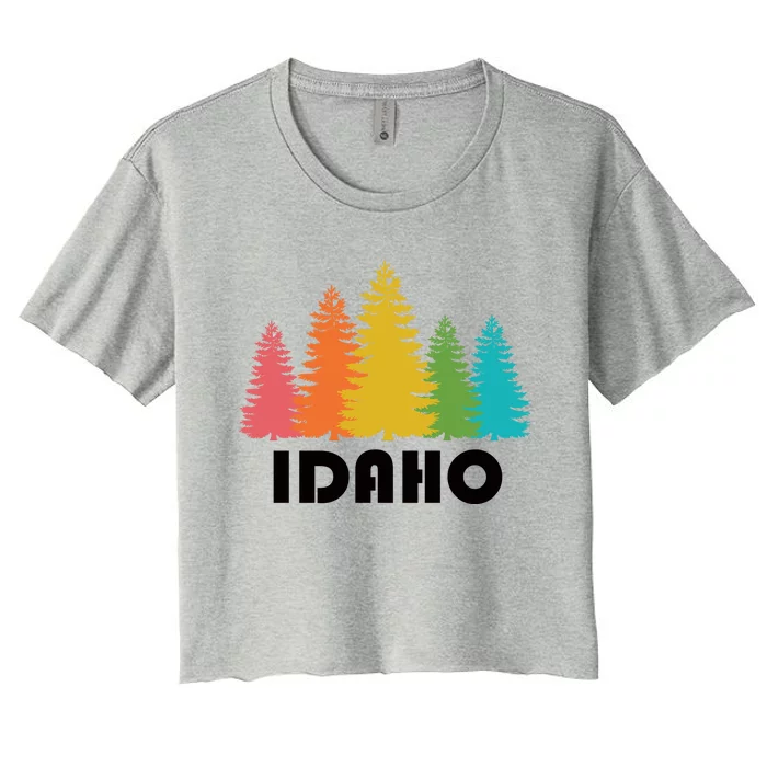 Idaho State Gift Women's Crop Top Tee