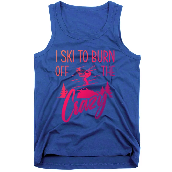 I Ski Hobby Skiing Athlete Winter Sports Ski Lover Gift Tank Top