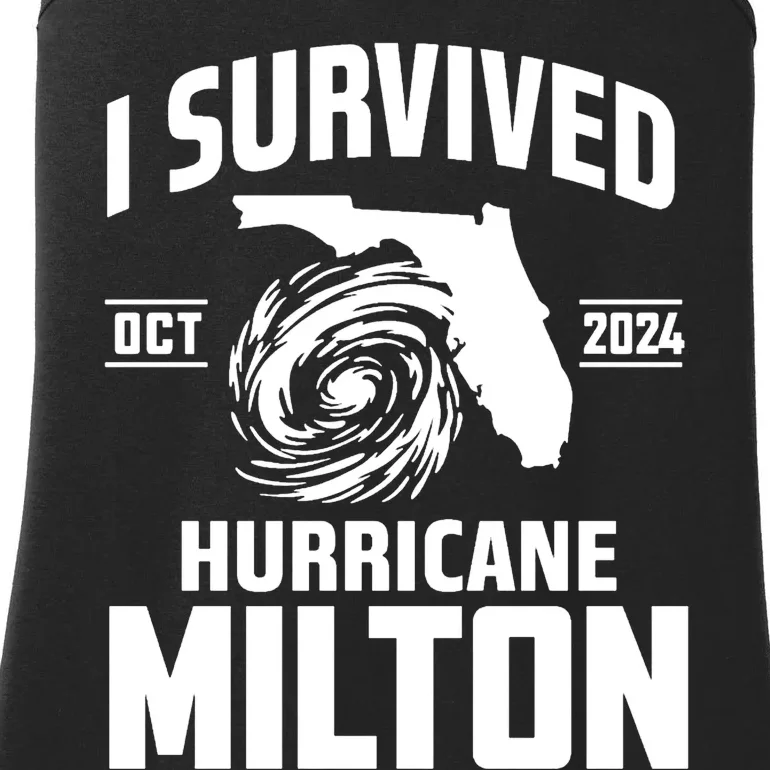 I Survived Hurricane Milton 2024 Survived Hurricane Milton Ladies Essential Tank