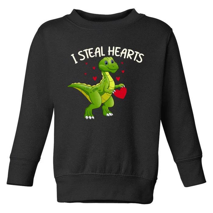 I Steal Hearts Valentine's Day Funny Toddler Sweatshirt