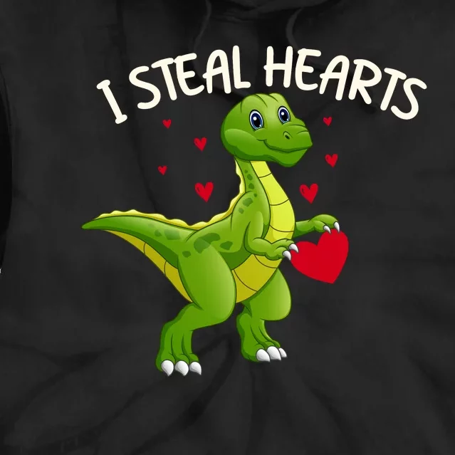 I Steal Hearts Valentine's Day Funny Tie Dye Hoodie