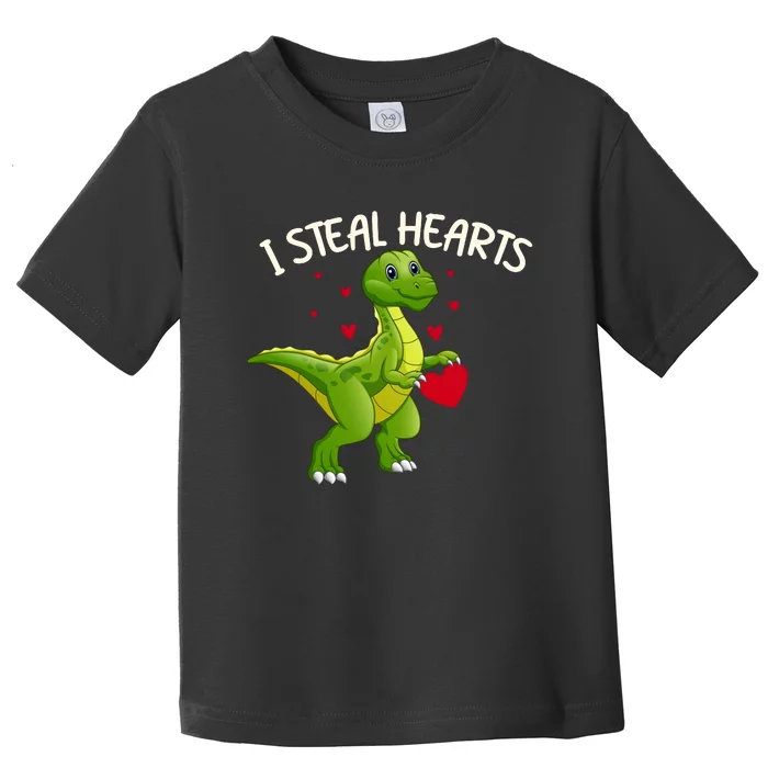 I Steal Hearts Valentine's Day Funny Toddler T-Shirt