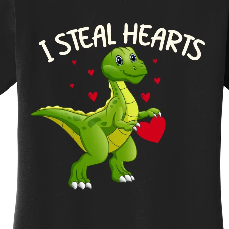 I Steal Hearts Valentine's Day Funny Women's T-Shirt