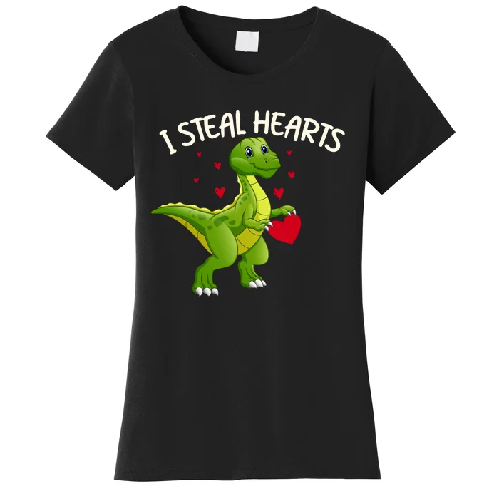 I Steal Hearts Valentine's Day Funny Women's T-Shirt