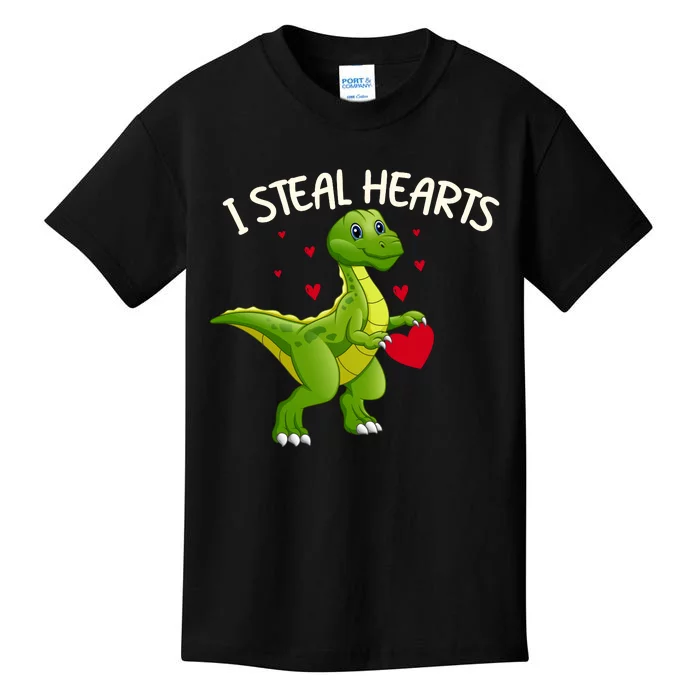 I Steal Hearts Valentine's Day Funny Kids T-Shirt