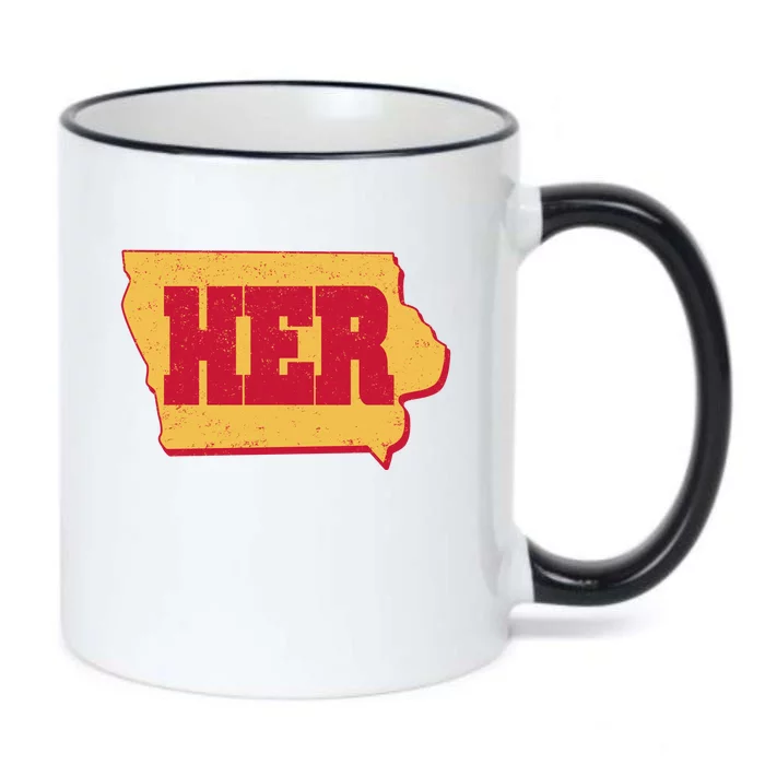 Iowa State Her Basketball Sports Fan Black Color Changing Mug