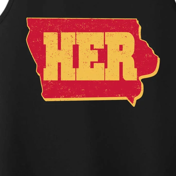 Iowa State Her Basketball Sports Fan Performance Tank