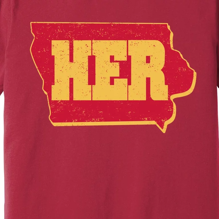 Iowa State Her Basketball Sports Fan Premium T-Shirt