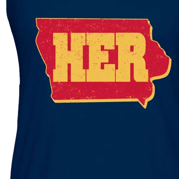 Iowa State Her Basketball Sports Fan Ladies Essential Flowy Tank