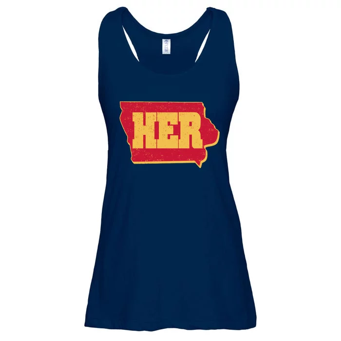 Iowa State Her Basketball Sports Fan Ladies Essential Flowy Tank