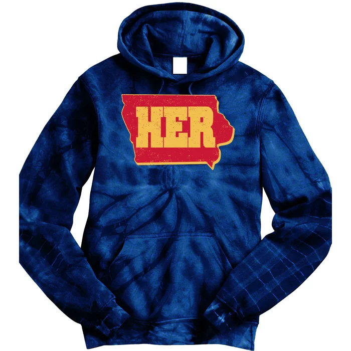 Iowa State Her Basketball Sports Fan Tie Dye Hoodie